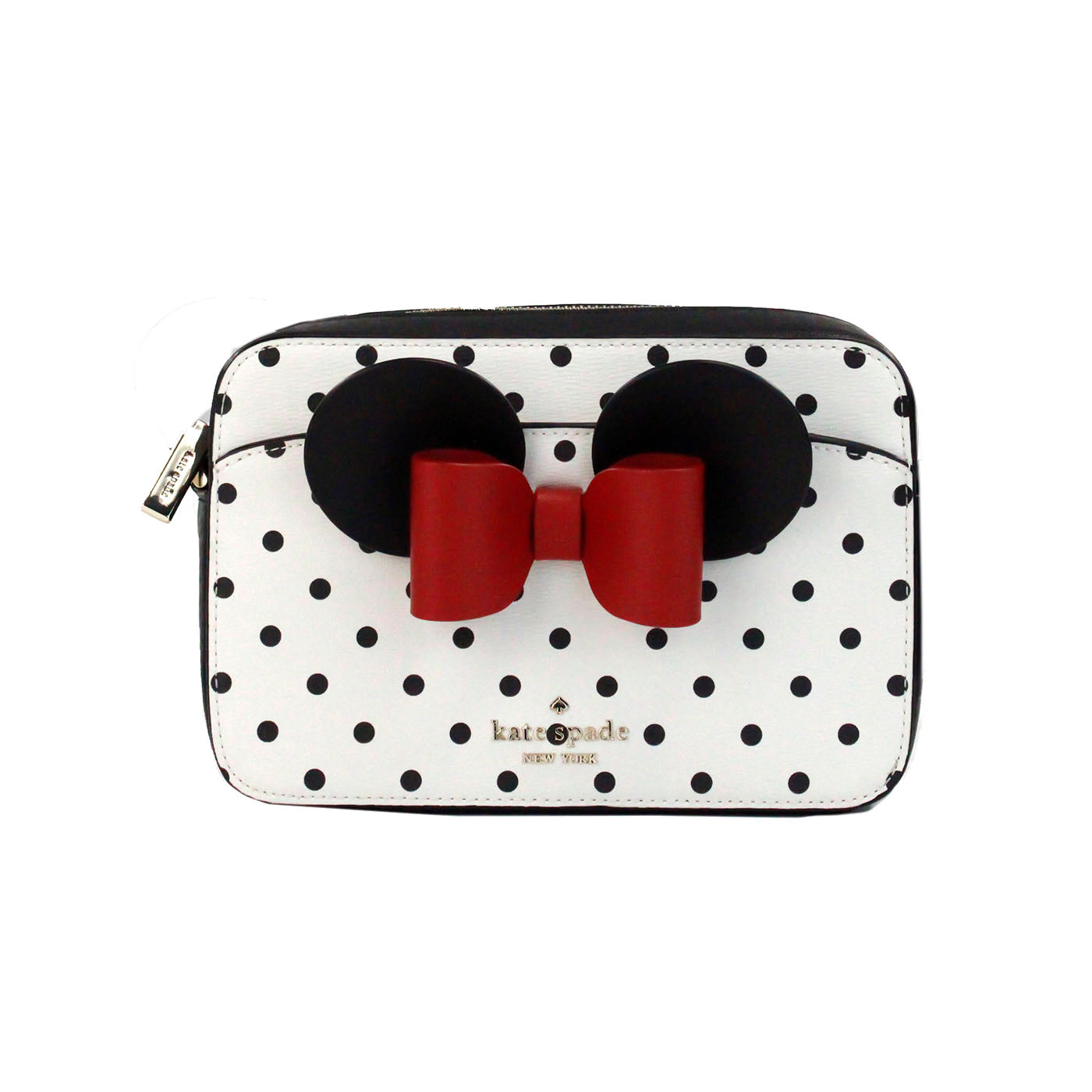 Disney Minnie Mouse PVC-skulderveske med polkaprikker og trykk