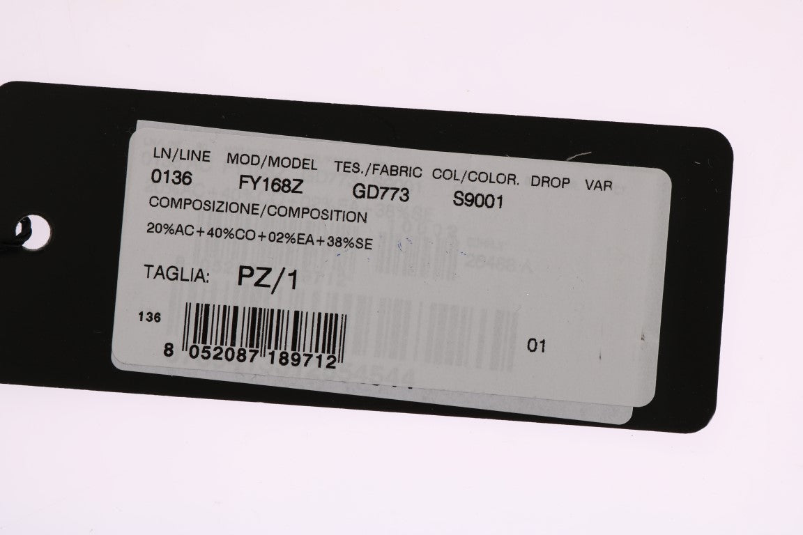 Dolce &amp; Gabbana Grå Siden Svart Spets Hårklo