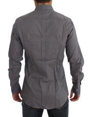 Dolce & Gabbana Purple Torero GOLD Slim Fit Dress Shirt