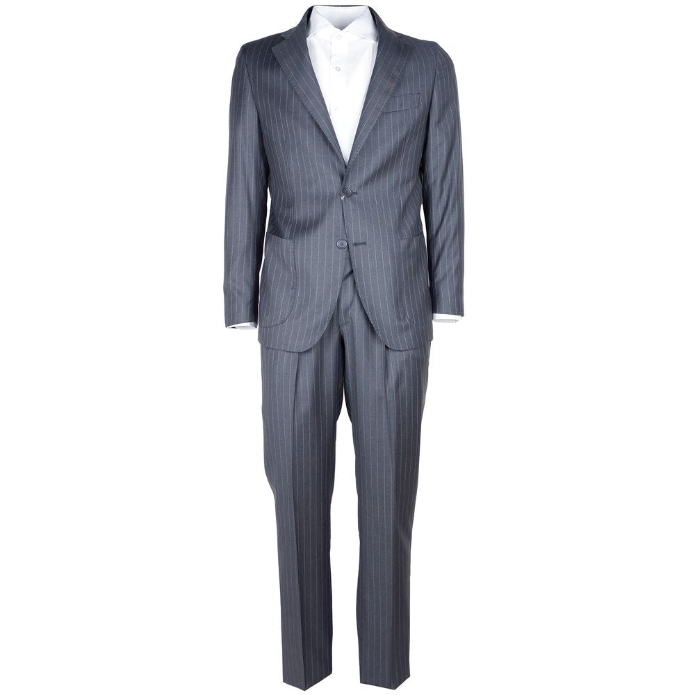 Grå ull herredress