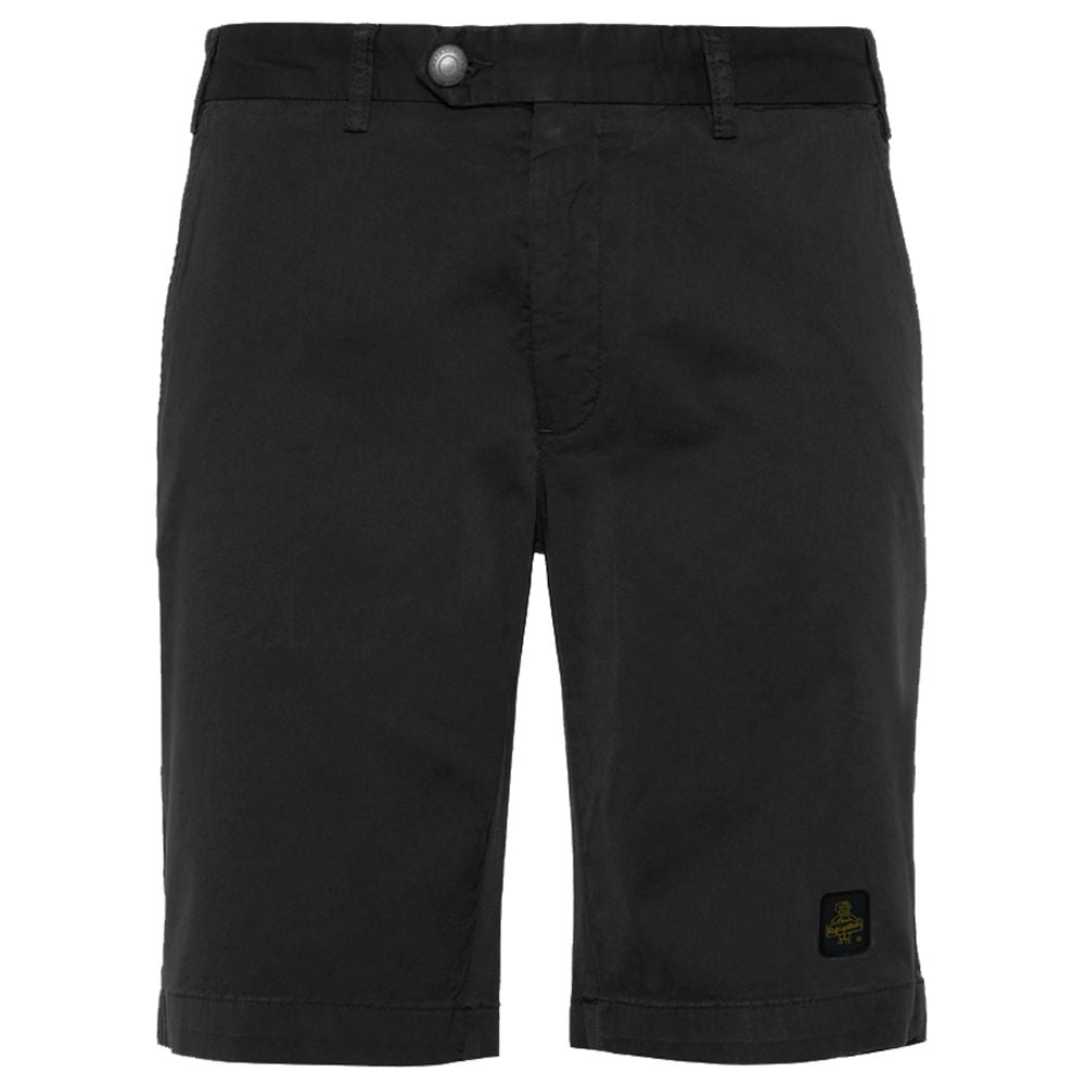 Eleganta beige bermudashorts med logotypmärke