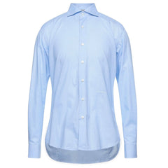 Aquascutum Light Blue Cotton Men Shirt