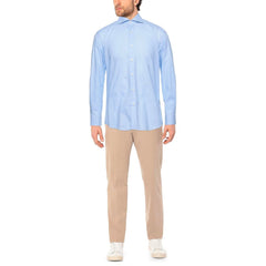 Aquascutum Light Blue Cotton Men Shirt