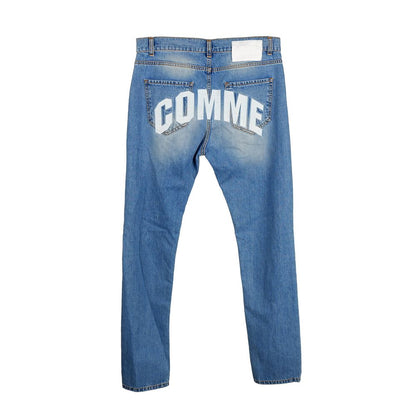Comme Des Fuckdown blå bomull herrjeans