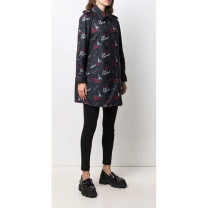 Love Moschino svart polyesterkappa för kvinnor