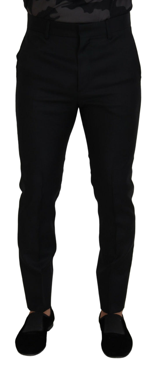 Dsquared² Slim Fit Herrbyxor i Virgin Wool med Rygg