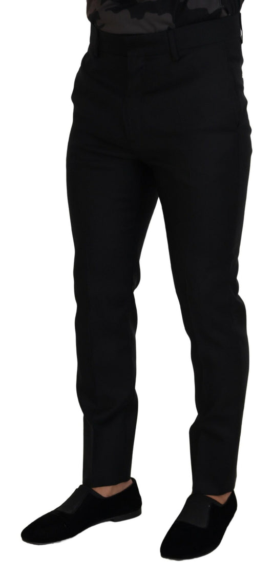 Dsquared² Slim Fit Herrbyxor i Virgin Wool med Rygg