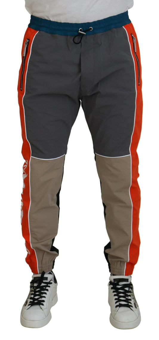 Dsquared² Flerfärgade Patchwork Bomull Joggingbyxor