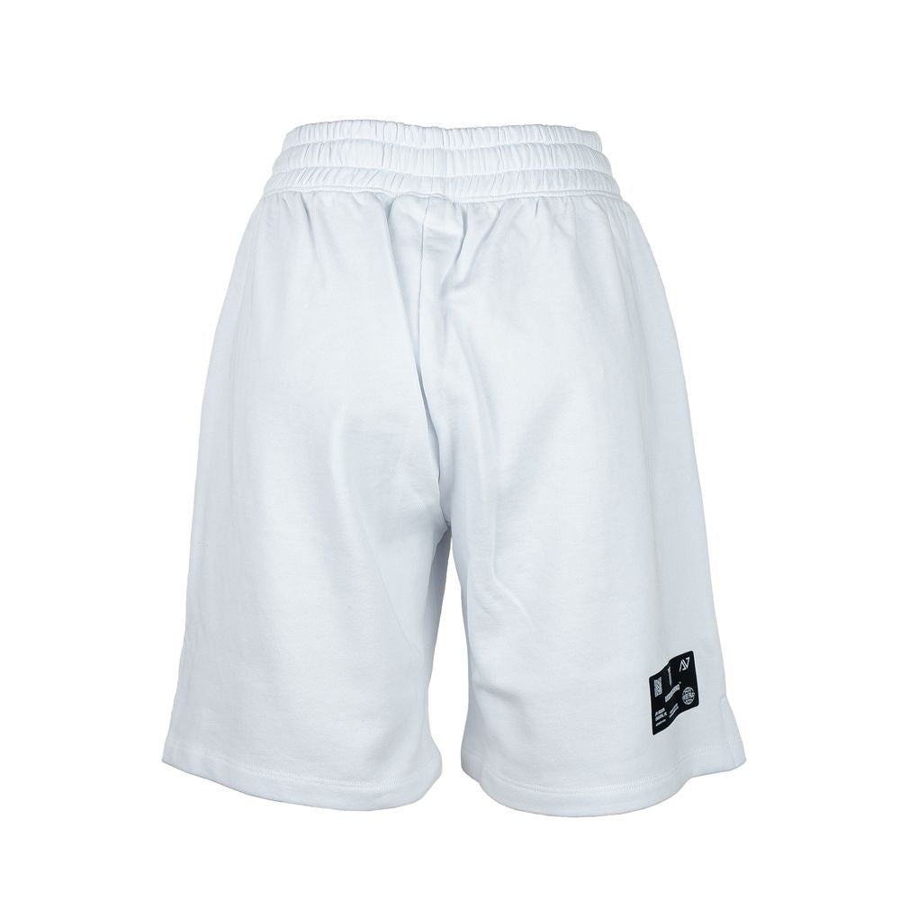 Vita bomullsshorts för kvinnor