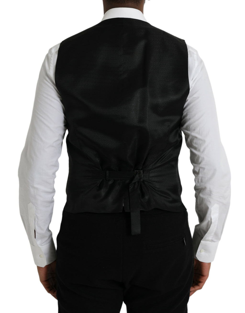 Svart ullvest, kjole, formell vest