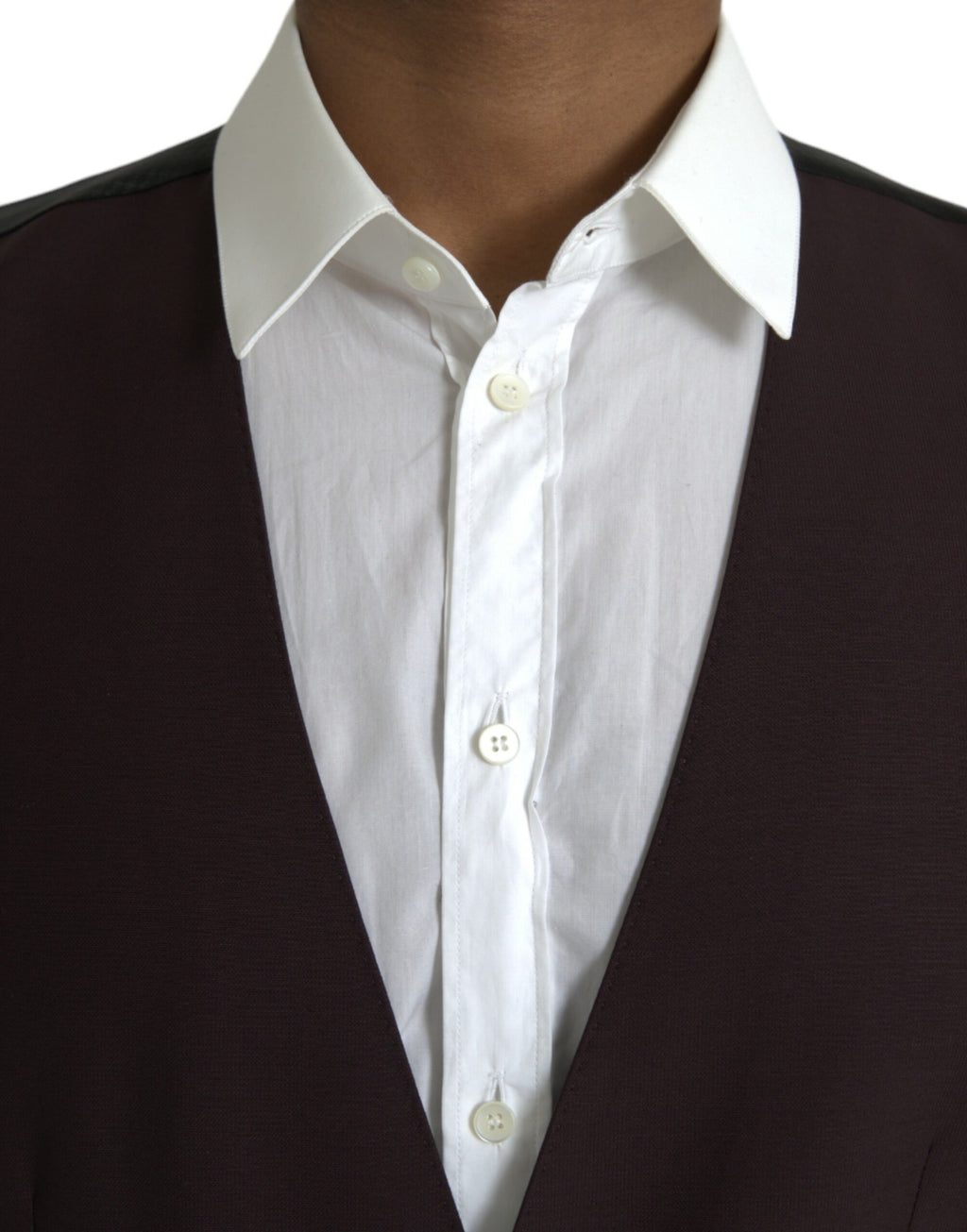 Brun ullvest, kjole, formell vest