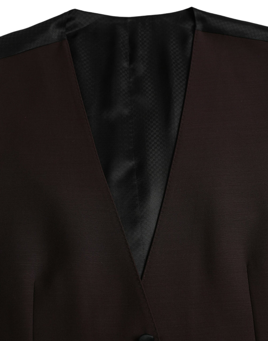Brun ullvest, kjole, formell vest