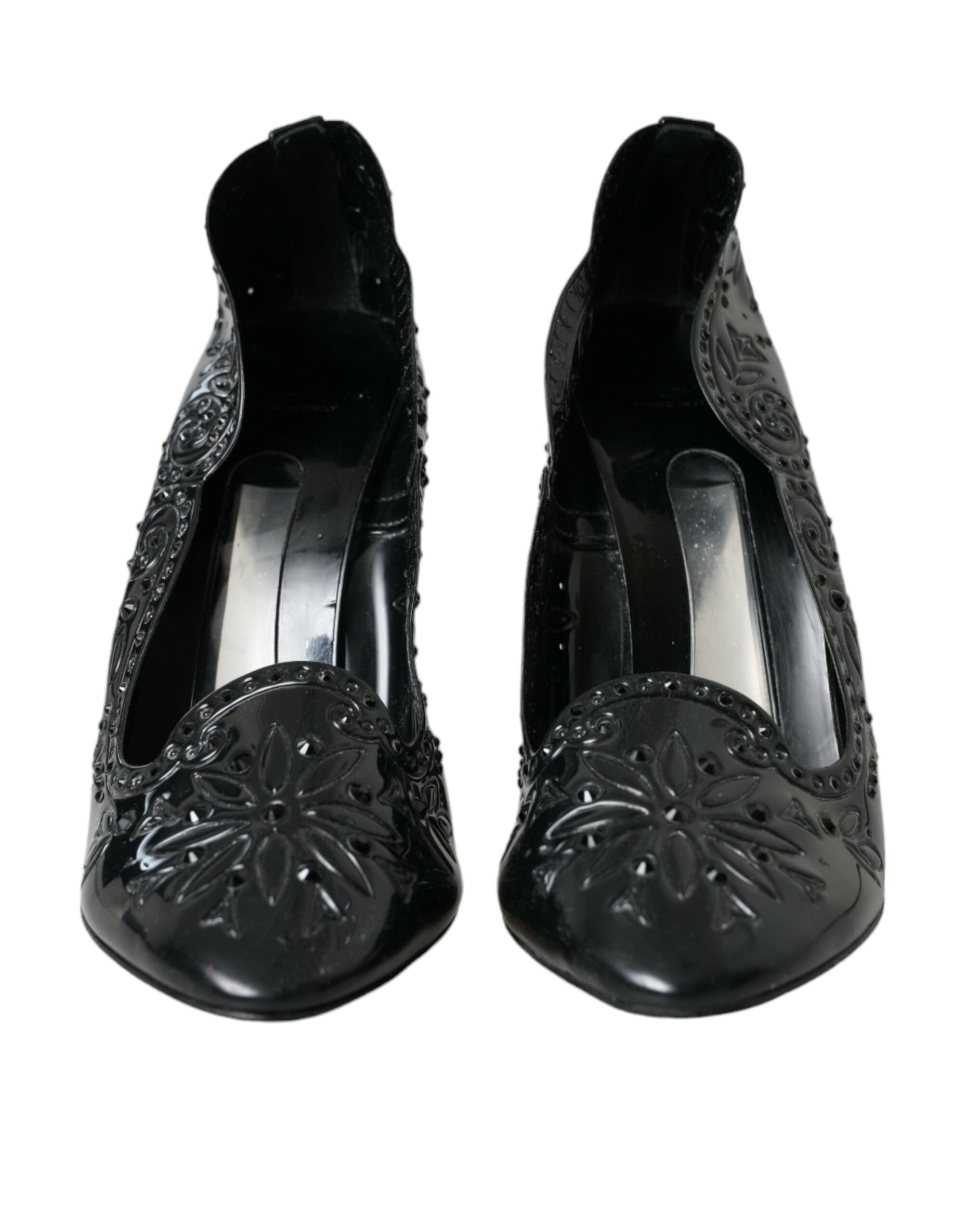 Svarta Kristaller CINDERELLA Klackskor Pumps