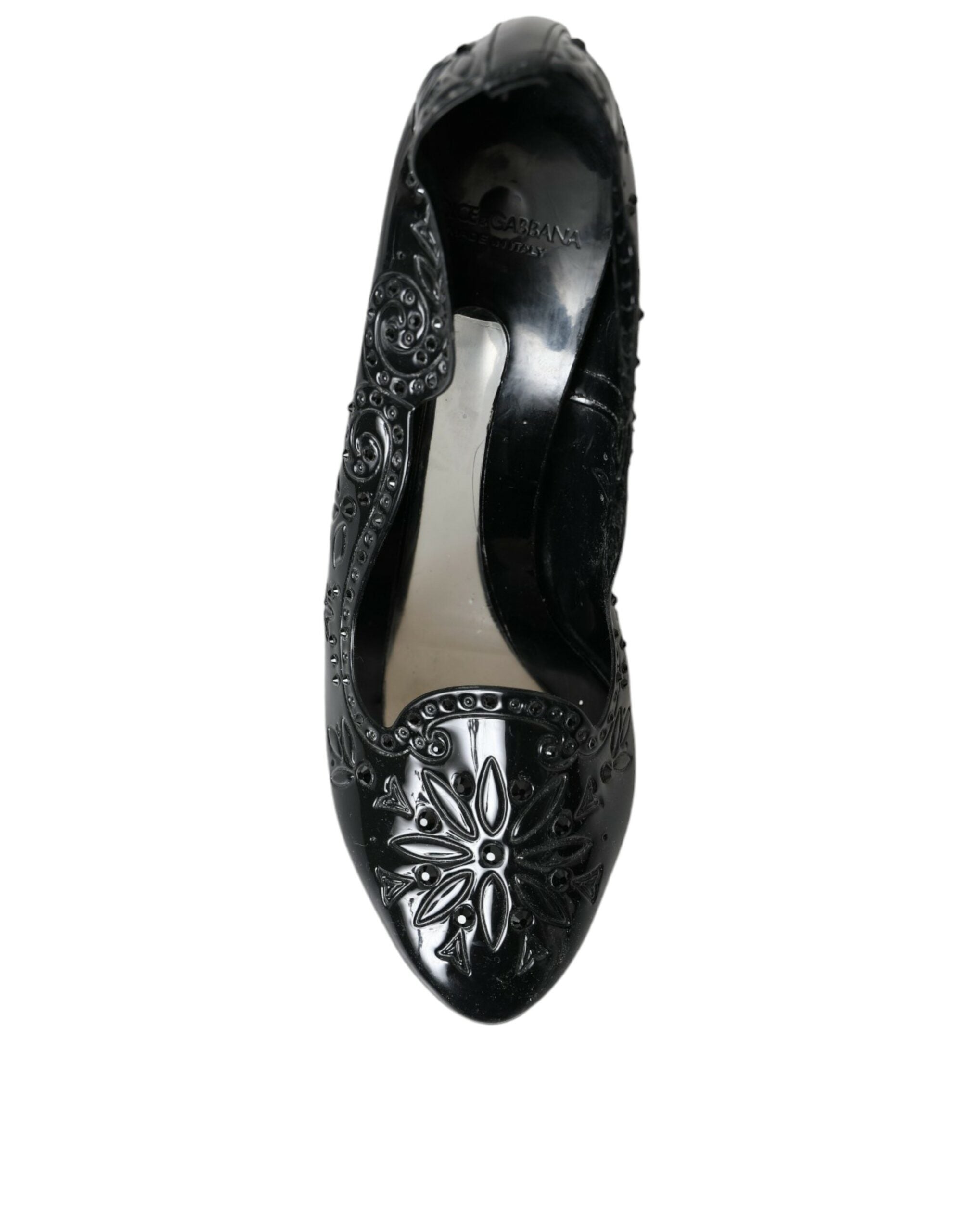 Svarta Kristaller CINDERELLA Klackskor Pumps