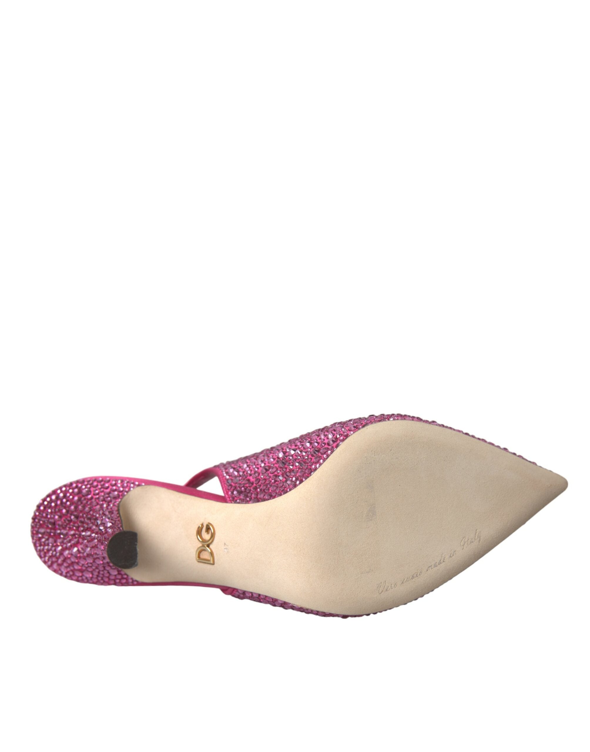 Rosa Slingbacks Kristallpumps Skor