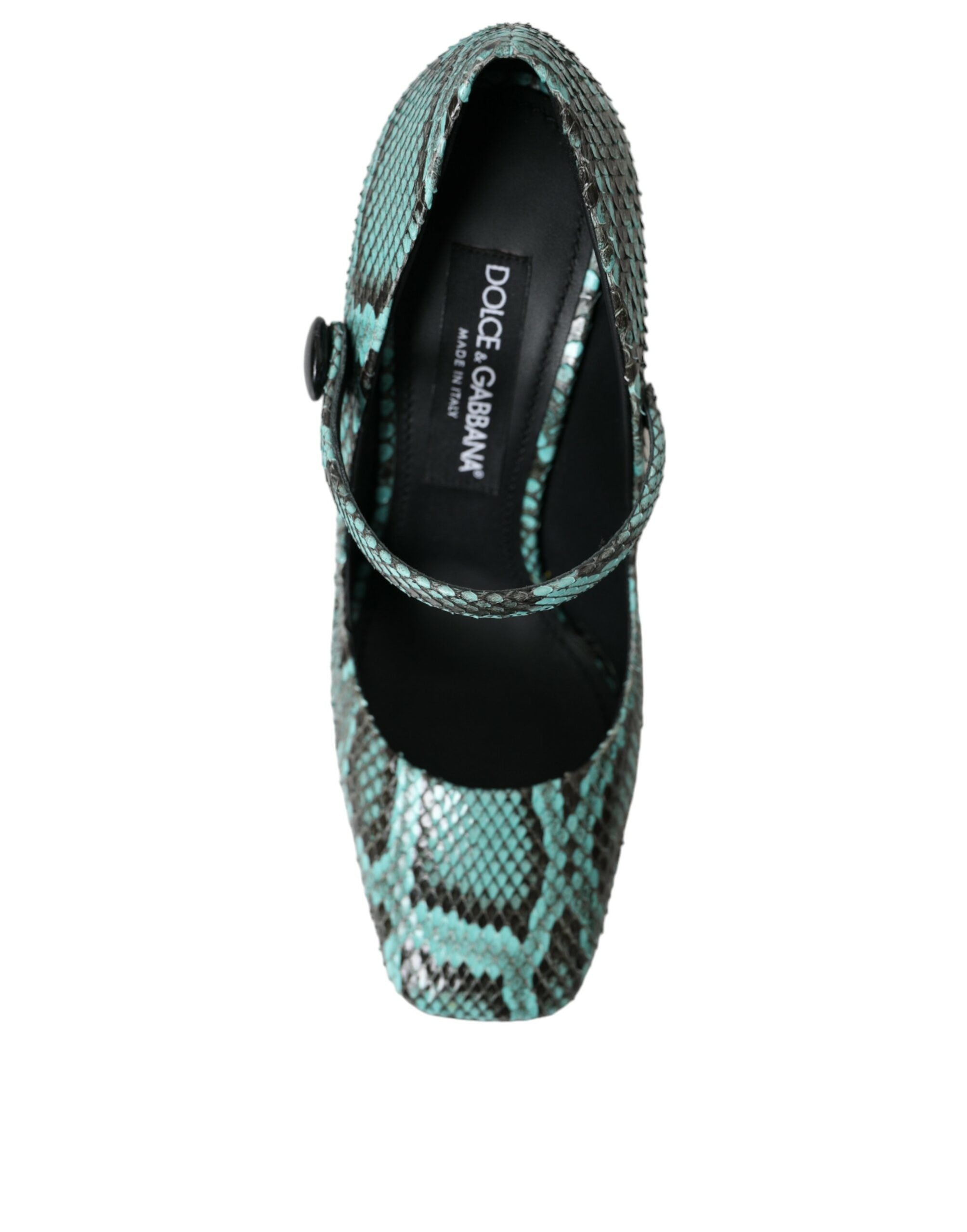 Aqua Python Läder Mary Jane Pumps Skor