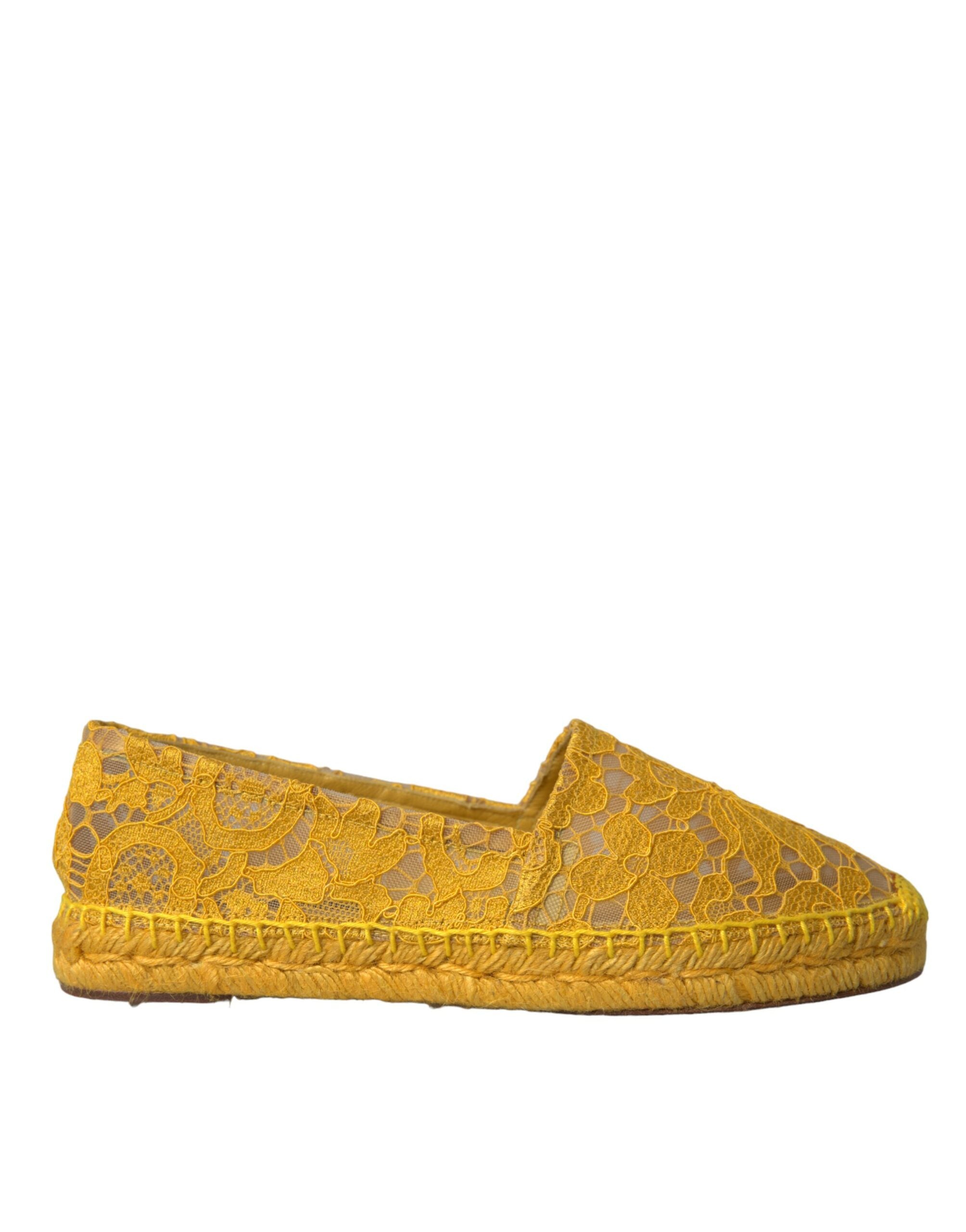 Gule Taormina blonder espadrille loafers flate sko