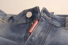 Blåa Twiggy-jeans med medelhög midja