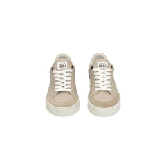 Cerruti 1881 Beige Cowhide Women Sneaker