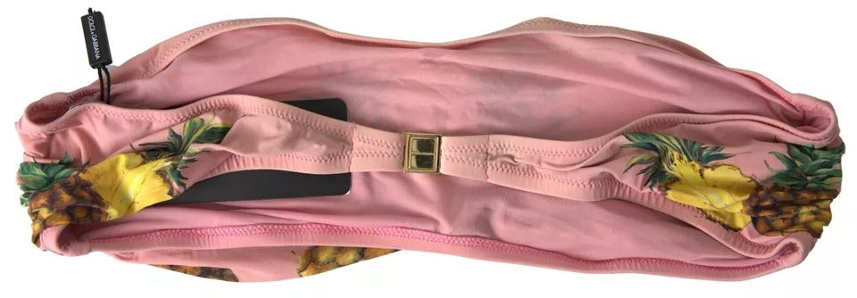 Rosa mönstrad baddräkt med baddräkt