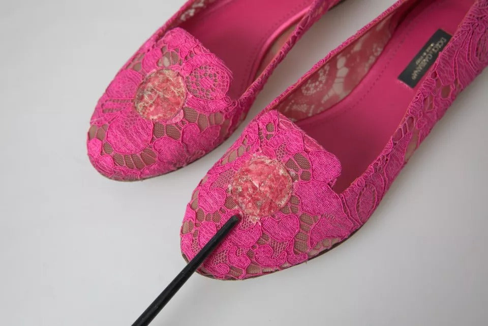 Rosa Taormina Slip On Flats Sko Med Blonder