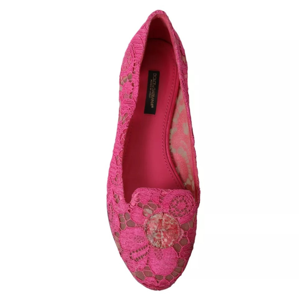 Rosa Taormina Slip On Flats Sko Med Blonder