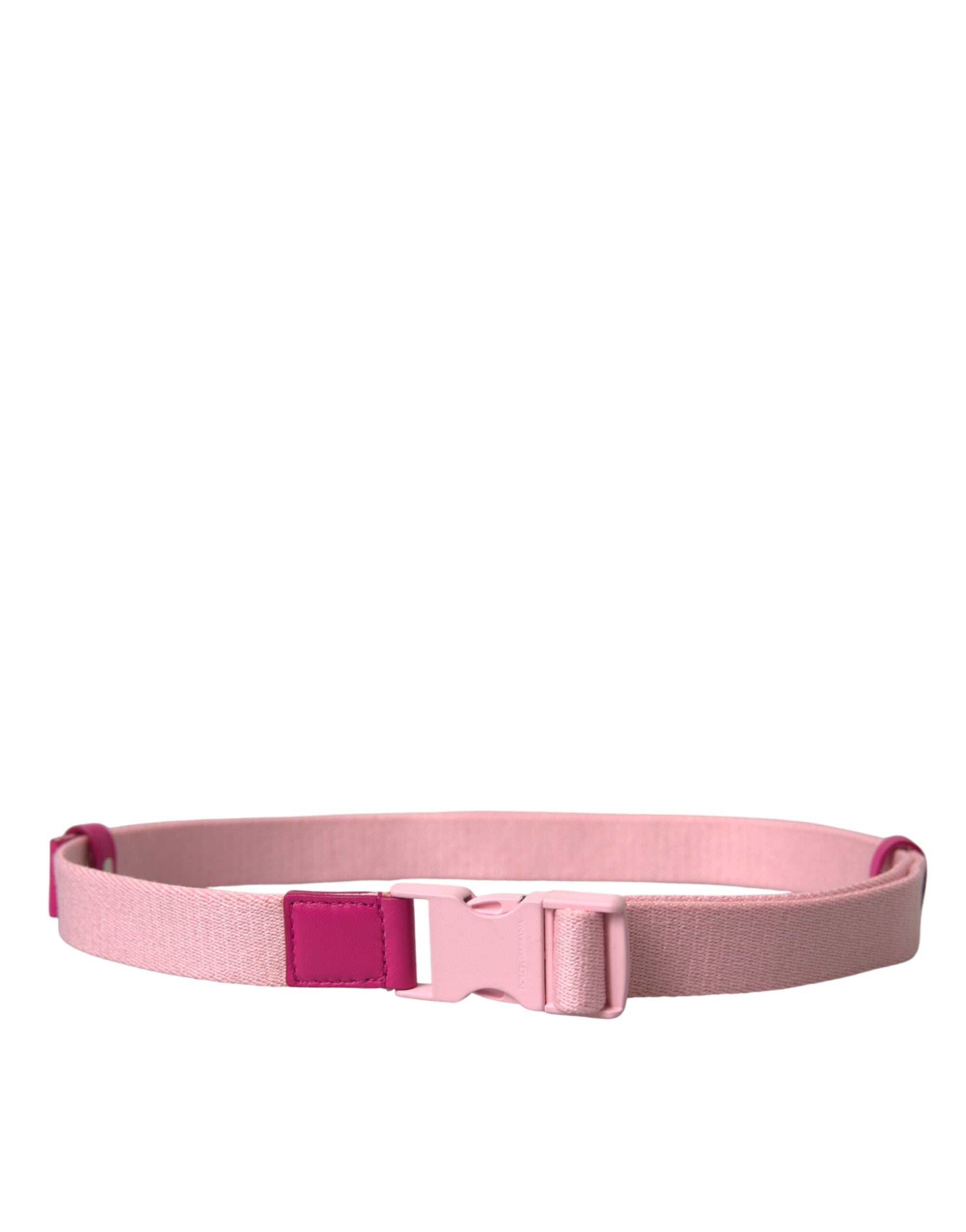 Rosa lerretsstretchplastspenne damebelte