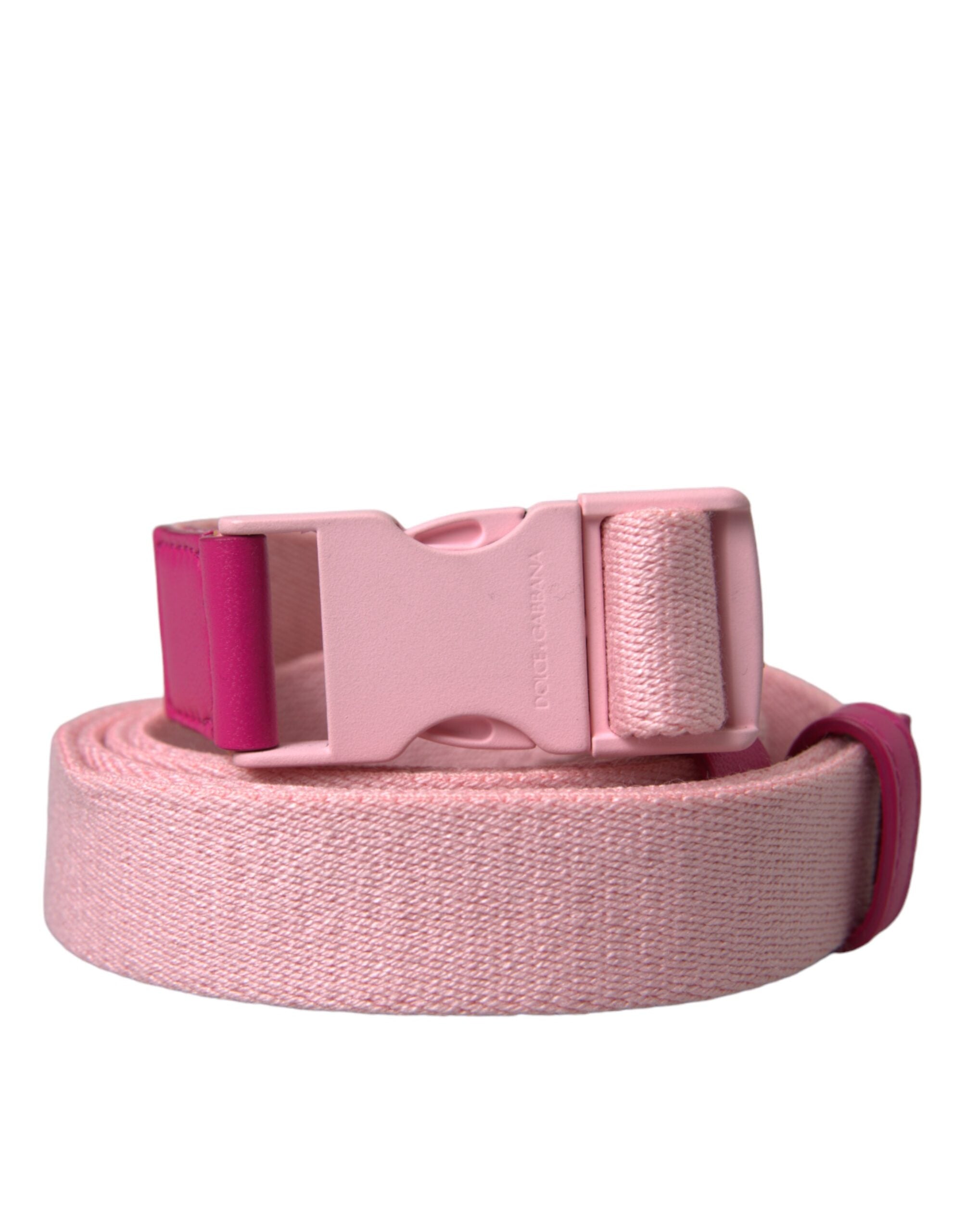 Rosa lerretsstretchplastspenne damebelte