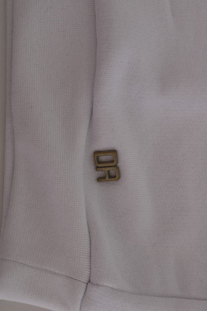Daniele Alessandrini Hvit Pullover Hodded Cotton Genser