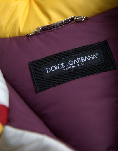 Dolce &amp; Gabbana Flerfärgad Vindjacka Pufferjacka Herr