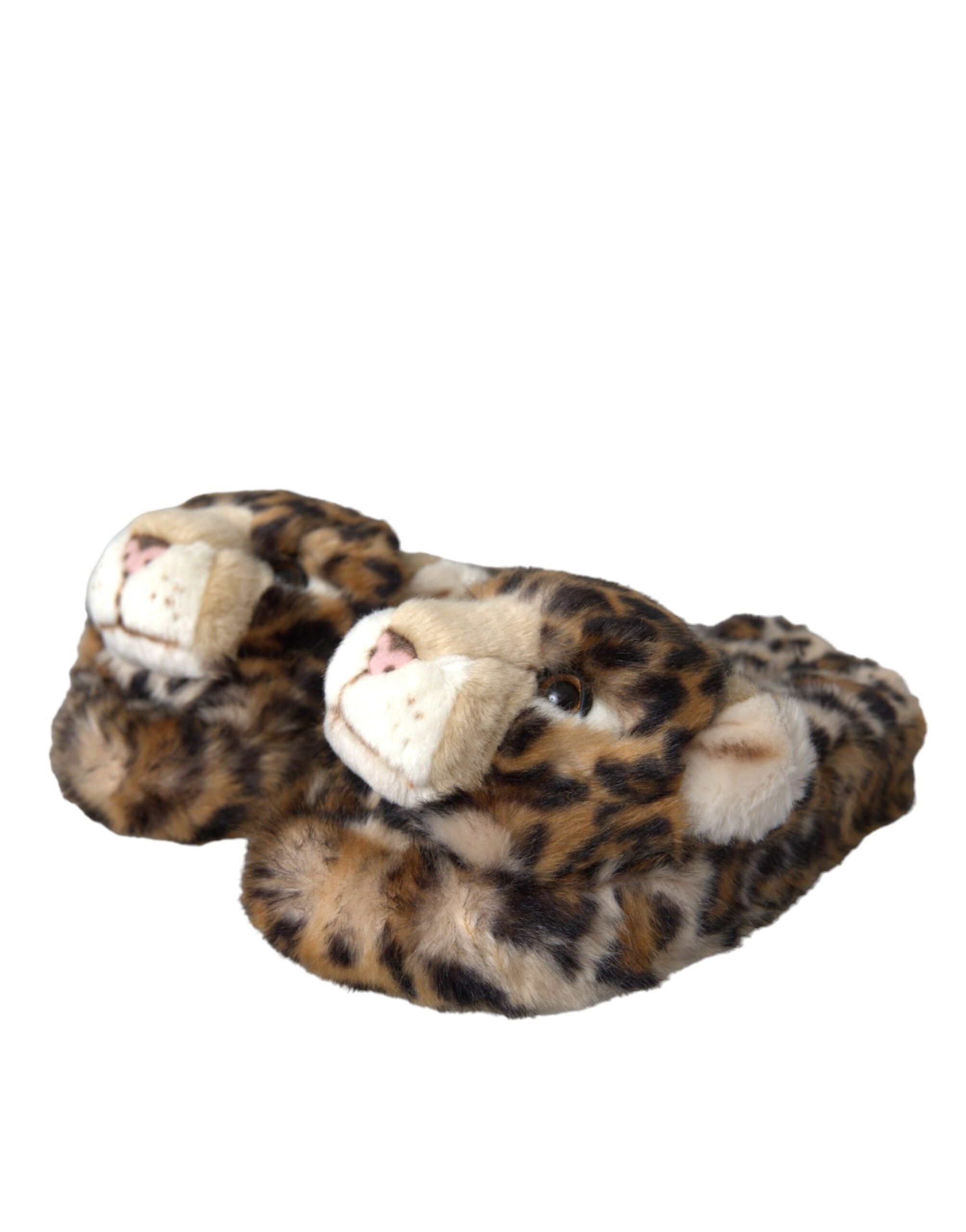 Brune Tiger Tøfler Flate Sandaler Sko