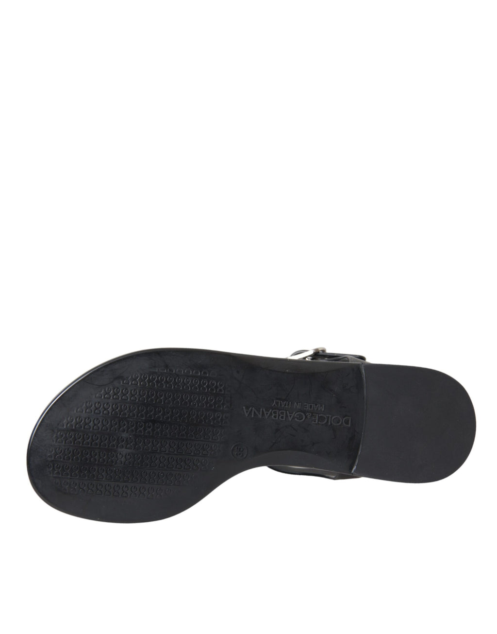 Svarte krystaller flate sandaler flip-flops sko