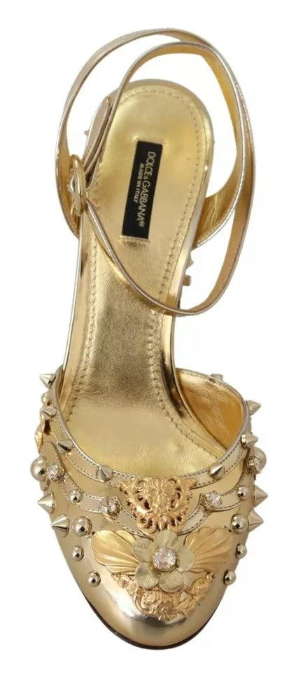 Gullnagler Vally Slingback Sandaler Sko