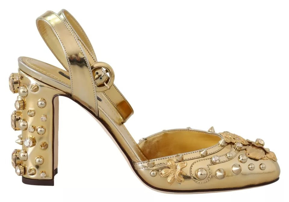 Gullnagler Vally Slingback Sandaler Sko