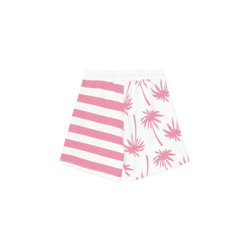 Snygga rosa randiga shorts med dragsko