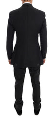 Dolce & Gabbana Gray Wool Double Breasted 3 Piece Suit