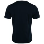 Dolce &amp; Gabbana Mörkblå bomulls-t-shirt med rund hals och korta ärmar