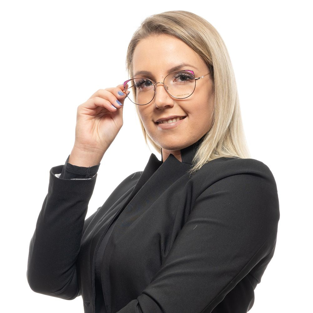 Roséguldfärgade glasögonbågar för kvinnor