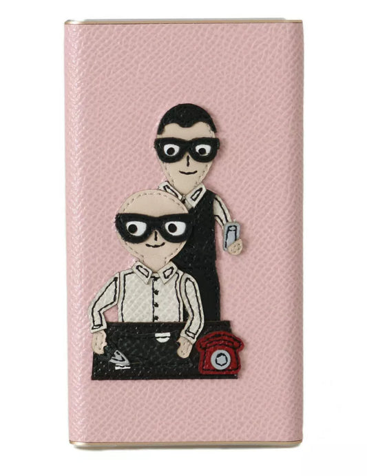 Dolce &amp; Gabbana Laddare USB Rosa Läder #DGFAMILY Powerbank