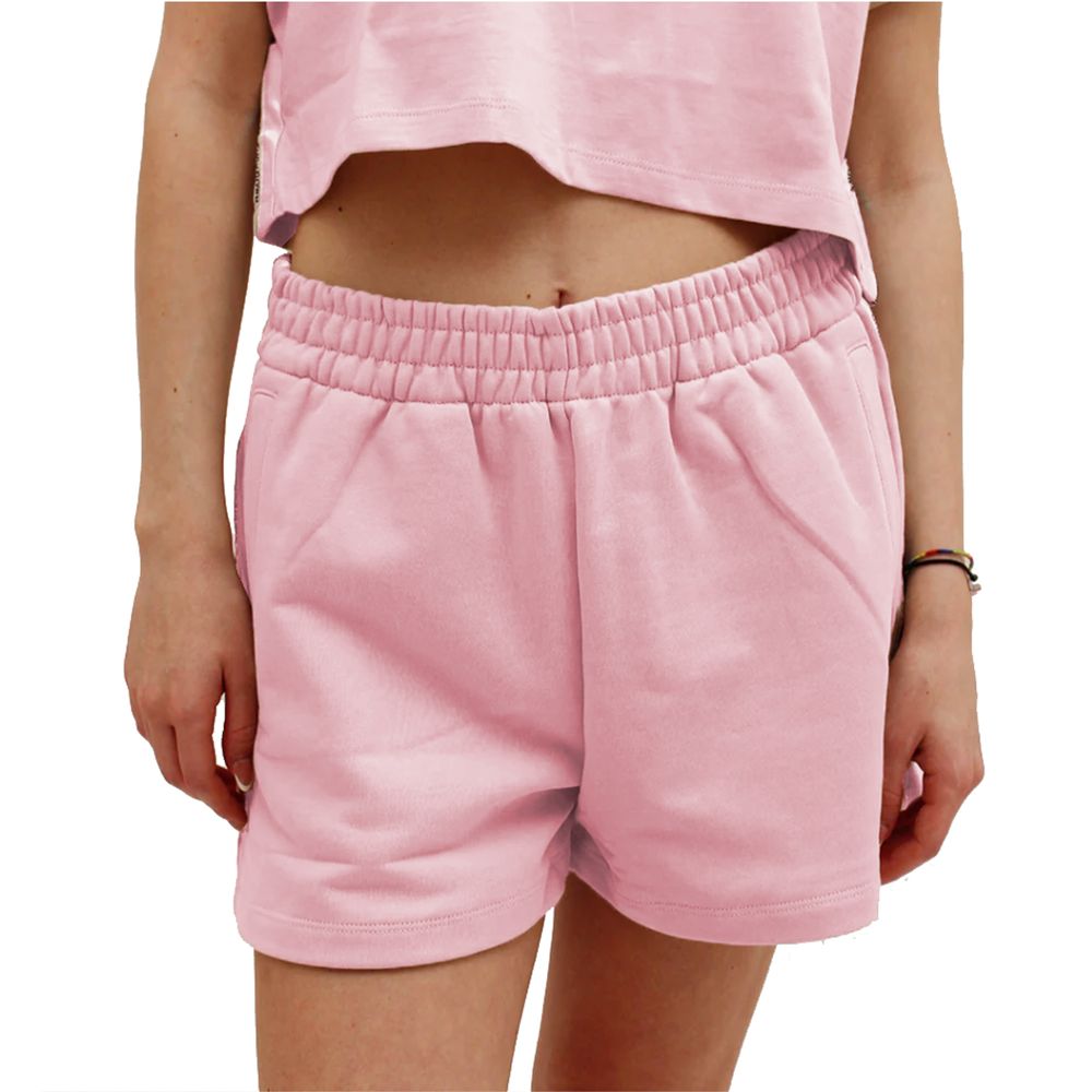 Rosa bomullsshorts