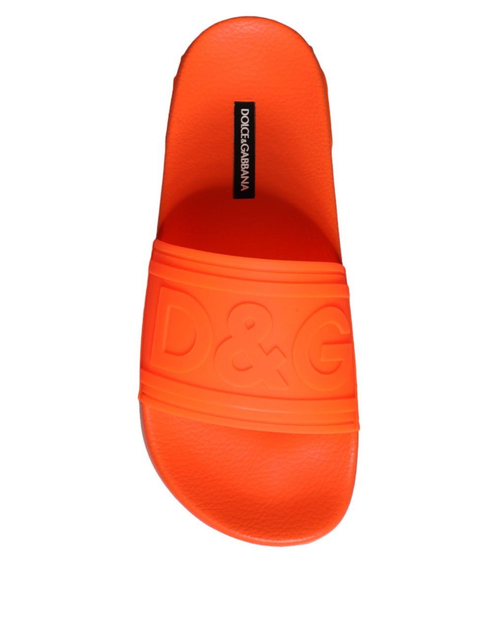 Oransje gummisandaler strandsko