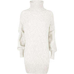 Yes Zee White Marabou Women Dress