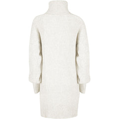 Yes Zee White Marabou Women Dress