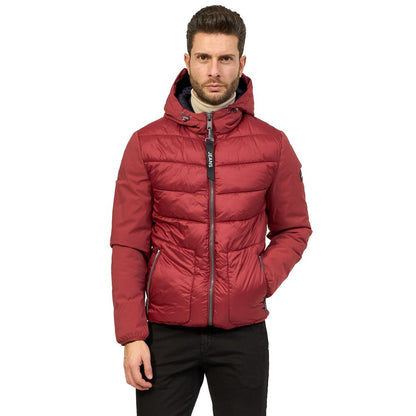 Yes Zee Röd Nylon Herrjacka