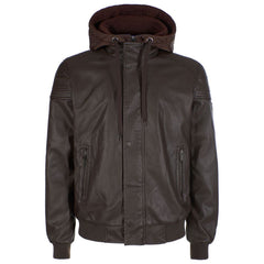 Yes Zee Brown Polyethylene Men's Jacket