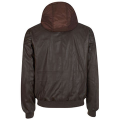 Yes Zee Brown Polyethylene Men's Jacket