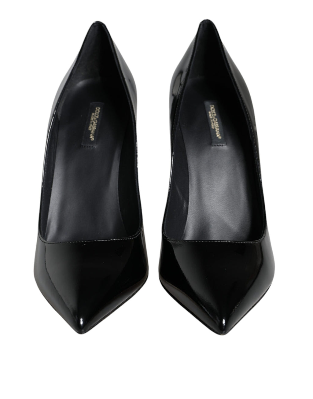 Svarta Bellucci Pumps i lackskinn