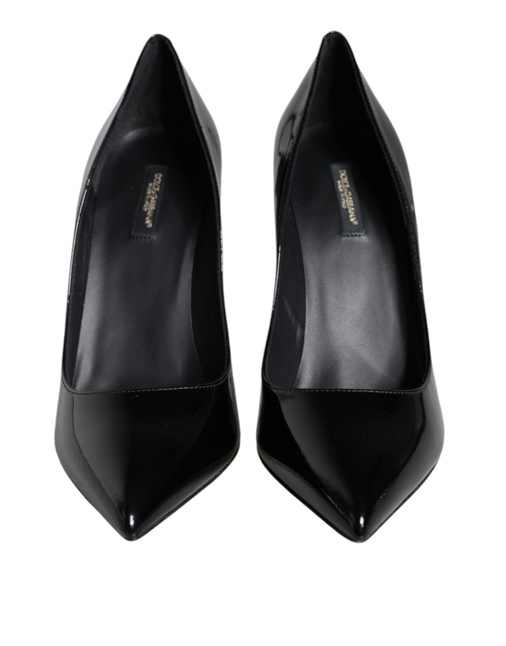 Svarta Bellucci Pumps i lackskinn