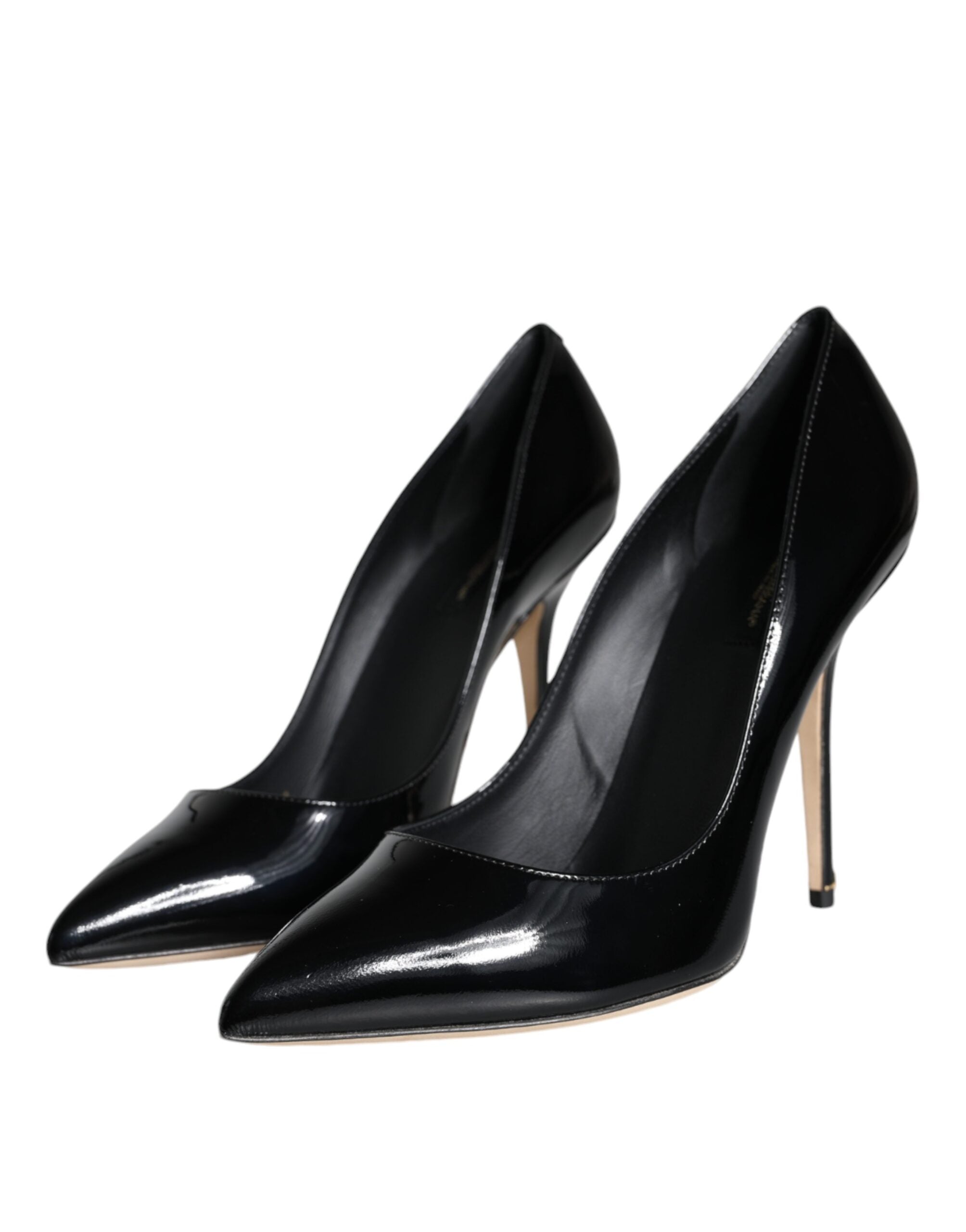 Svarta Bellucci Pumps i lackskinn