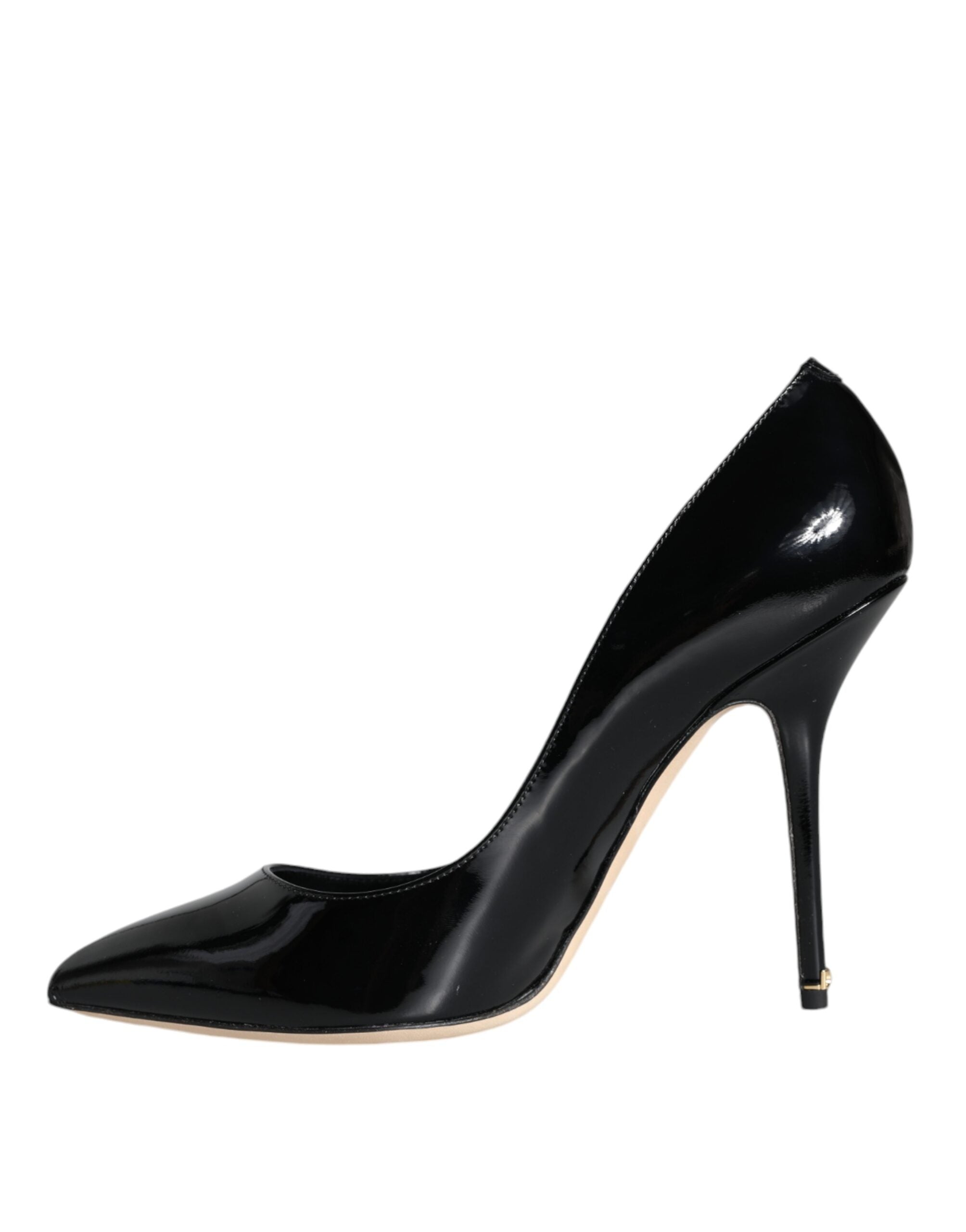 Svarta Bellucci Pumps i lackskinn